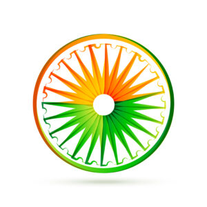 Indian flag Ashok chakra